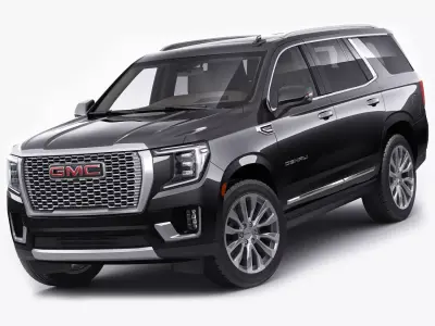 Yukon Denali SUV 2021 3D model
