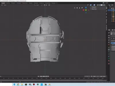 DeadSpace 2 Engineer Helmet  3D print model