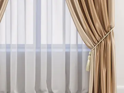 Set 75 Curtains 3D model