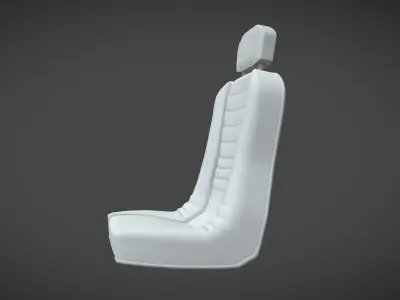 Mad Max Seat Low-poly 3D model