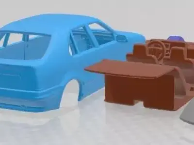 Renault 19 5 Door 1991 Printable Car  3D print model