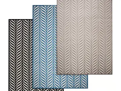 Rug Set 2401 3D model