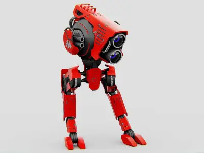 RAPTOR WALKER-300  Rigged for Unreal Engine - Unity - MIXAMO 3D model