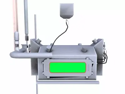 Soap Melting Machine Low-poly 3D model