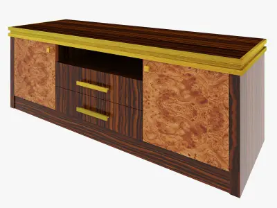 Luxury chest of drawers 3D model