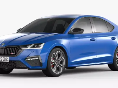 Skoda Octavia RS 2020 3D model