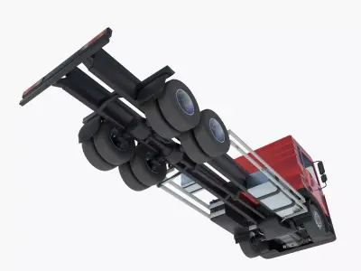 3-axle truck 3D model