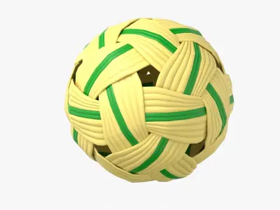 Rattan Ball 3D model