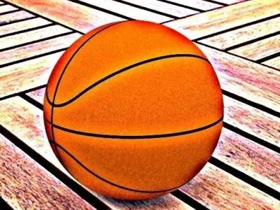 Basketball easter egg Free 3D model