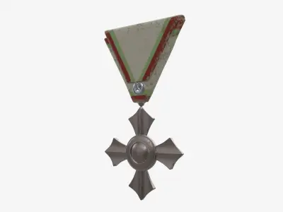 Decoration order dirty mockup 01 3D model