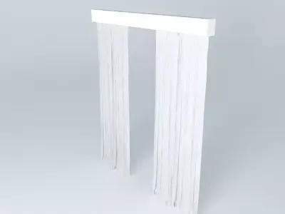 Transparent Curtain Free 3D model