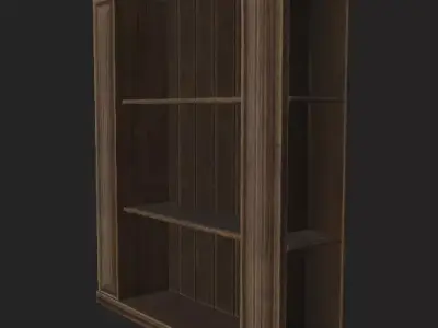 Book Case Low-poly 3D model