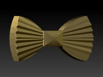 Bow pendant 3D print model