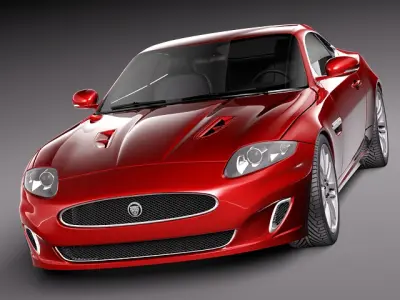Jaguar XKR 2012 3D model