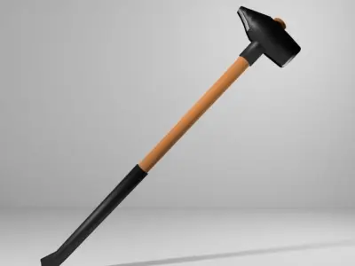Civil Tool - Tack Hammer 3D model
