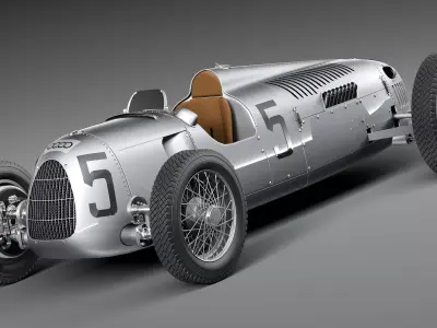 Auto Union Type C 1936 3D model