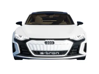 Car Rigged - Audi E-TRON 3D model