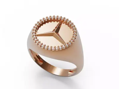 Benz ring 3D print model