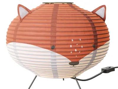 HM Home Fox paper table lamp 3D model