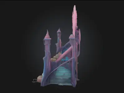 Enchanted Archway  A Gateway to the Mystical Unknown 3D model