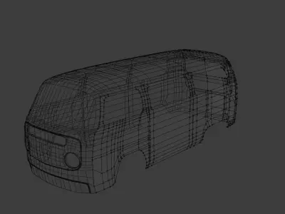 VOLKSWAGEN TRANSPORTER 3D model