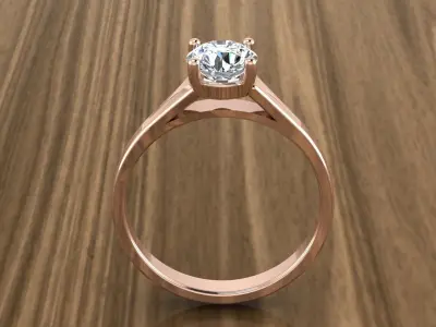 Jewelry Diamond Ring 3D print model