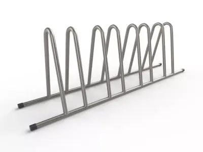Bike Rack M05 Low-poly 3D model