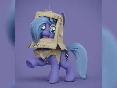 My Little Pony Woona Low-poly 3D model