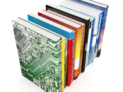 Books Set christian book bundle 3D model