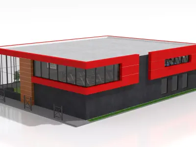 Fitness Center 3D model