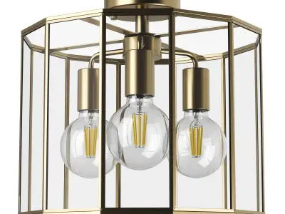 79823x Genni Lightstar ceiling chandelier 3D model