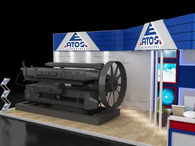 l Booth Exhibition Stand a247  3D model