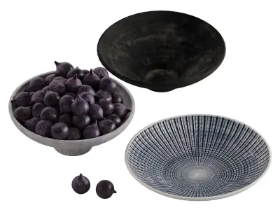 Pottery Barn - Collection of handmade crafts 3D model