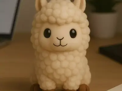 Lama - Kawaii Animals Collection 3D print model