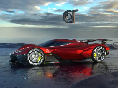 Alfa Romeo 8C-R Tazio 2020 model 3D model