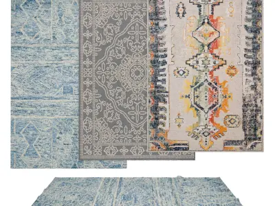 Rugs No 731 Low-poly 3D model