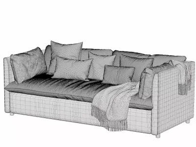 Sofa for living room 3D model