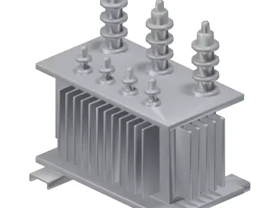 Games Electrical Transformer Toy Low-poly 3D model