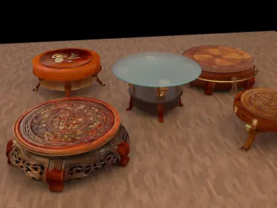 Chinese display stand   3D model