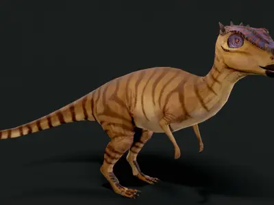 Dracorex Dinosaur Low Poly Low-poly 3D model