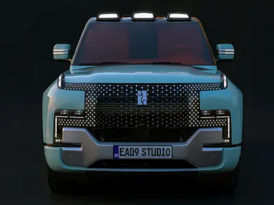 BYD YangWang U8 2024 3D model