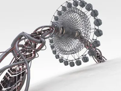 Ferris wheel 3D model