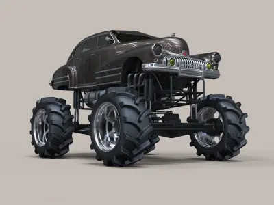 Monster truck 3D model
