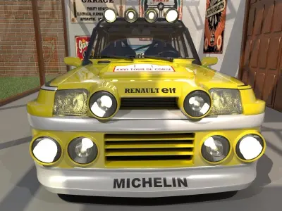 Renault 5 turbo Tour de Corse 3D model