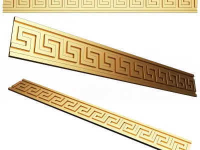 Ornament Element Molding 06 Low-poly 3D model