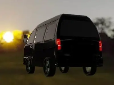 DAMAS van 3D model