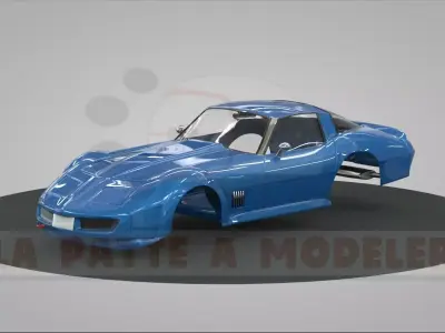 Chevrolet Corvette C3 LPAM 3D model