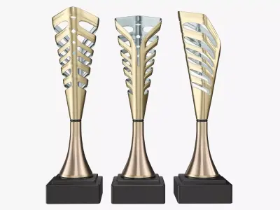 Cup trophy 09 3D model