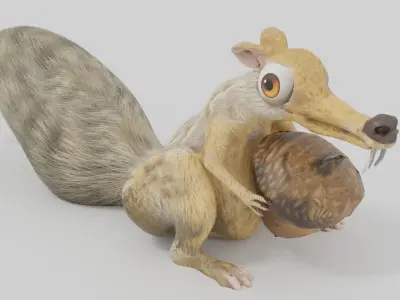 squirrel 3D model