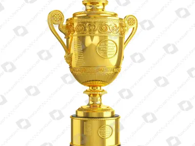 Wimbledon Trophy 3D Model 3D model